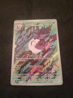 Pokemon Card TCG Arbok 176/162 Temporal Forces Illustration Rare NM Pack Fresh - Image 1