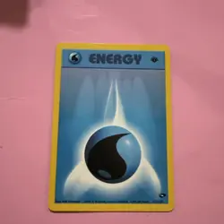 Pokemon TCG 132/132 Water Energy Gym Challenge 1st Ed NM - Image 1