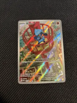 Pokemon TCG Riolu Illustration 010 Black Star Promo Mega Evolution English NM - Image 1