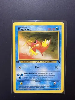 Magikarp 47/82 Team Rocket Regular 1st Edition Pokemon WOTC MP - Image 1