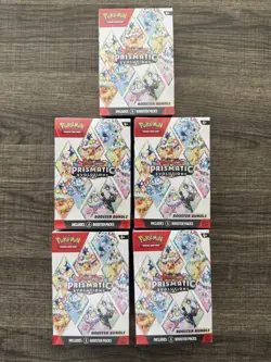 Pokemon TCG Scarlet & Violet Prismatic Evolutions Booster Bundle Box Eevee NIB - Image 1