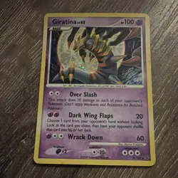 Pokemon TCG Giratina 10/127 Platinum Holo Rare Dragon 2009 - Image 1