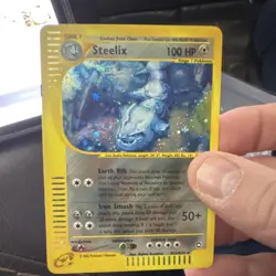 Pokemon Steelix H23/H32 Aquapolis Holo Rare 100 HP Stage 1 Card - Image 1