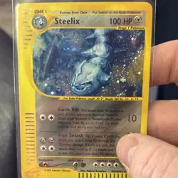 Pokemon Steelix H23/H32 Aquapolis Holo Rare 100 HP Stage 1 Card - Image 3