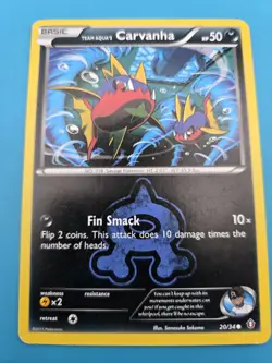 Pokemon Team Aqua's Carvanha - 20/34 - Double Crisis - Common - VG - Image 1
