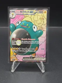 Ionos Bellibolt Ex Black Star Promo 194 Pokemon Journey Together Full Art - Image 1