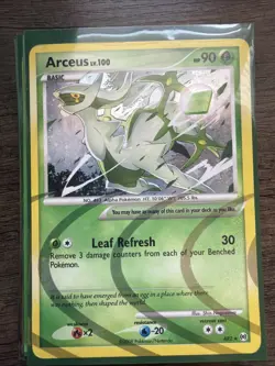 Pokemon TCG Arceus Card Holo, Grass Type, Level 100, AR2 - Image 1