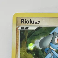 Pokemon TCG - Riolu 8/17 - POP Series 6 - 2007 Holo Rare - WITH SWIRL - (LP) - Image 5
