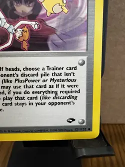 2000 Pokemon Gym Challenge Trainer Sabrina's Psychic Control 121/132 Uncommon - Image 4
