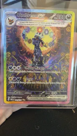 Pokemon Umbreon ex 161/131 Prismatic Evolutions SIR EN Holo 280 HP Stage 1 - Image 1