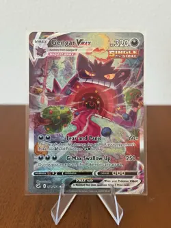2021 Pokemon Gengar VMAX 271/264 Alt Art Fusion Strike - Image 1