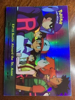 2000 Topps Pokemon TV #EP15 Battle Aboard the St. Anne Rainbow Foil A - Image 1