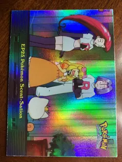 2000 Topps Pokemon TV #EP25 Pokemon Scent-Station Rainbow Foil - Image 1