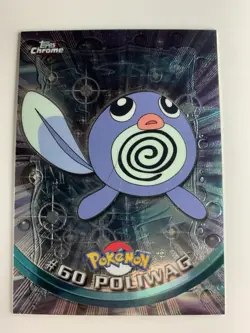 2000 Topps Chrome Pokemon Series 1 #60 Poliwag (C) FREE COMBINED SHIPPING - Image 1