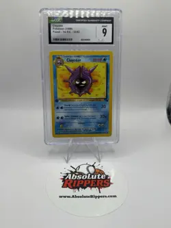 CGC MINT 9 Pokemon Cloyster 32/62 1999 Fossil 1st Edition - Image 1