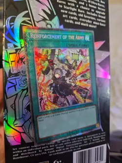 Reinforcement of the Army - L26D-ENS08 - Starlight Rare YuGiOh - Image 3