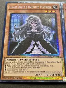3x Ghost Belle & Haunted Mansion | Collectors Rare | NM | 1st Ed | YuGiOh! - Image 2