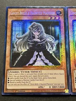 3x Ghost Belle & Haunted Mansion | Collectors Rare | NM | 1st Ed | YuGiOh! - Image 3
