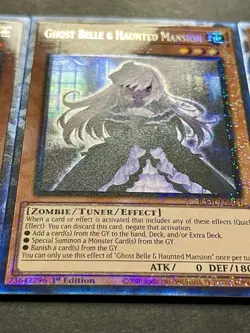 3x Ghost Belle & Haunted Mansion | Collectors Rare | NM | 1st Ed | YuGiOh! - Image 4