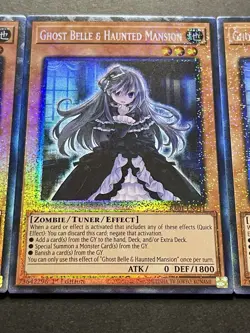 3x Ghost Belle & Haunted Mansion | Collectors Rare | NM | 1st Ed | YuGiOh! - Image 5