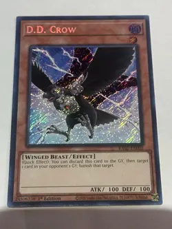 D.D. Crow RA02-EN002 Plus 6 Secret Rare Yu-Gi-Oh - Image 1