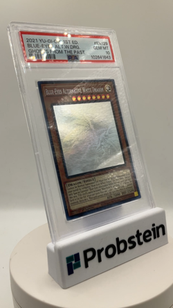 2021 YU-GI-OH! GHOSTS FROM THE PAST #EN129 BLUE-EYES ALT. WHITE DRAGON PSA 10 - Image 2