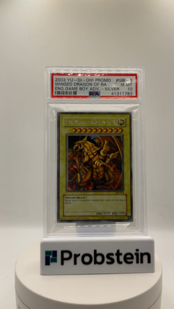 2003 YU-GI-OH! PROMO #003 WINGED DRAGON OF RA ENG.GAME BOY ADVANCE-SCR. PSA 10 - Image 2