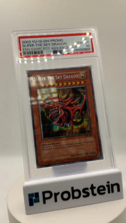 2003 YU-GI-OH! PROMO #001 SLIFER THE SKY DRAGON ENG.GAME BOY ADVANCE-SCR. PSA 10 - Image 2