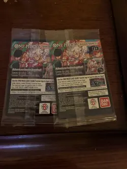 One Piece Monkey D Luffy US Voyage College Basketball Cards X2 - Image 2