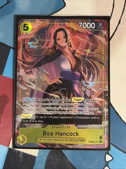 Boa Hancock PRB02-017 One Piece TCG ENGLISH FREE WORLDWIDE SHIPPING - Image 1