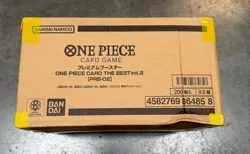 One Piece PRB-02 The Best Vol 2 JAPANESE 20 BOX BOOSTER BOX CASE Sealed Dented - Image 1