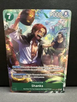 Shanks OP14-027 R Alternate Art The Azure Sea’s Seven One Piece NM - Image 1