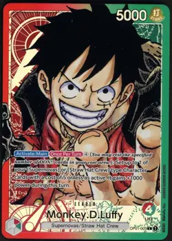 2022 One Piece OP-01 Alternate Art #003 Monkey D. Luffy - Image 1