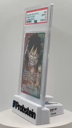 2022 One Piece OP-01 Alternate Art Wave 1 #003 Monkey D. Luffy Pre-Errata PSA 10 - Image 2