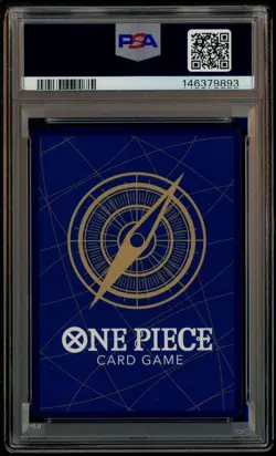 2025 One Piece OP14 Japanese #119 Dracule Mihawak Manga Alternate Art PSA 10 - Image 3