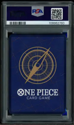2024 One Piece OP09 EN Manga Alternate Art #051 Buggy PSA 10 GEM MINT - Image 3