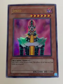 Yugioh - Jinzo - Ultra Rare NM - Free Holographic Card - Image 1