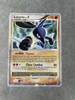 Lucario LV. X Diamond & Pearl Promo, Excellent Condition, DP12 Pokemon Card - Image 1
