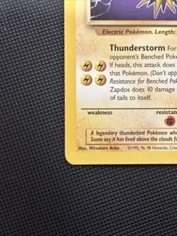 Zapdos 30/62 Rare WOTC Pokemon Card Non-Holo Fossil *NM* Condition!!! - Image 5