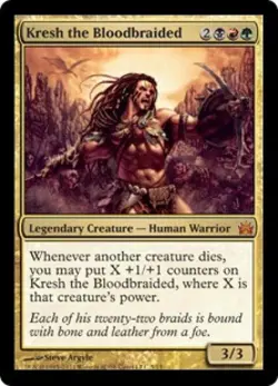 Kresh the Bloodbraided -Foil Near Mint MTG From the Vault: Legends - Image 1