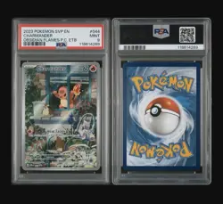 Pokemon TCG Obsidian Flames Charmander Card 044 Pokemon Center Stamped PSA 9 - Image 3
