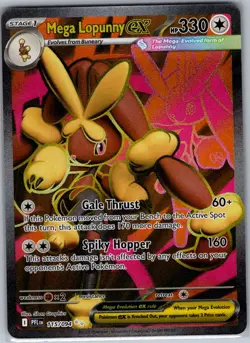 Mega Lopunny ex 115/094 ME02: Phantasmal Flames - Pokemon Card - NM - Image 1