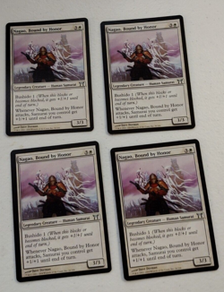 MTG COK Nagao, Bound by Honor Uncommon x4 Cards are in Great Shape - Image 1