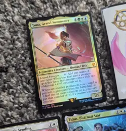 MTG Final Fantasy 10 FFX Yuna Tidus Trading card Commander Surge Foil Seymour - Image 2