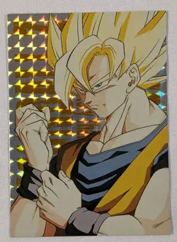 DBZ G-1 Super Saiyan Goku JPP/AMADA Funimation Card 1999 Dragon Ball Z FOIL - Image 1