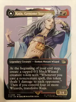 MTG Kuja, Genome Sorcerer (Borderless) Final Fantasy Regular 0399 R - Image 1