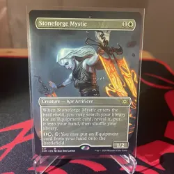 Magic The Gathering Stoneforge Mystic Double Masters 337 Borderless - Image 1