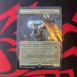 Magic The Gathering Stoneforge Mystic Double Masters 337 Borderless - Image 2
