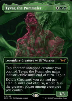 Tyvar, the Pummeler (Showcase) 353 Duskmourn: House of Horror NM - Image 1