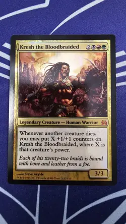 Kresh the Bloodbraided From the Vault: Legends Foil # 5 - Image 1